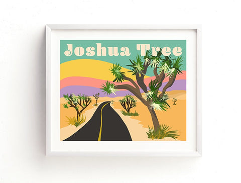 Joshua Tree Illustration. Fine Art Giclée Print