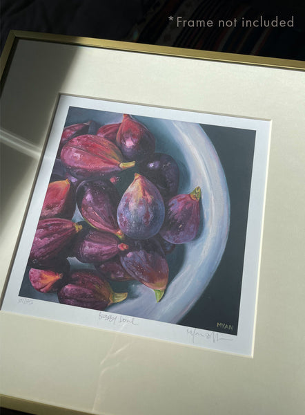 Figgy Bowl. Limited Edition Fine Art Giclée Print
