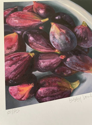 Figgy Bowl. Limited Edition Fine Art Giclée Print
