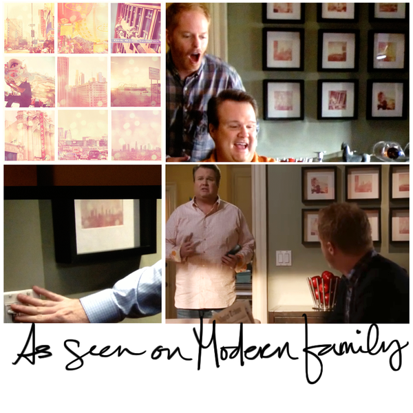wall art as seen on Modern Family