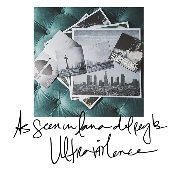 LA skyline print, as seen in Ultraviolence