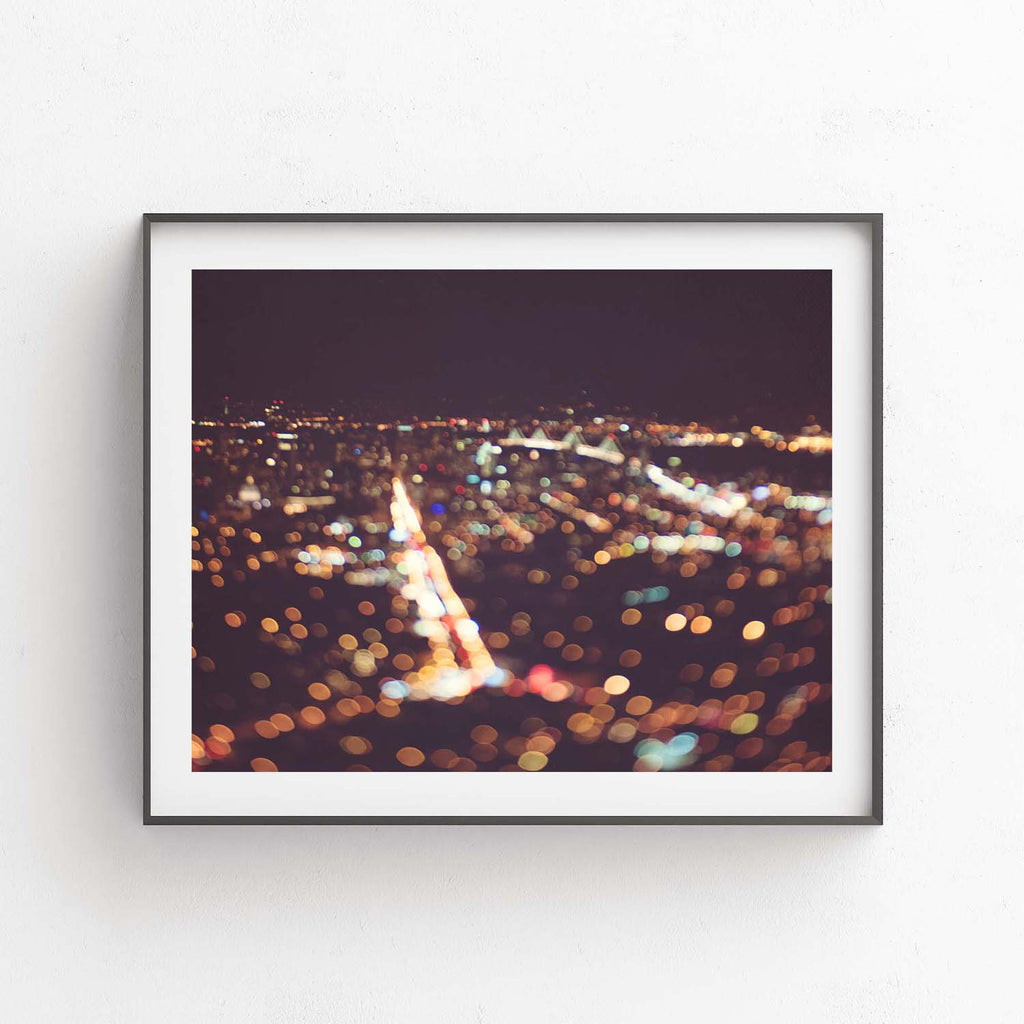 Abstract Twin Peaks. San Francisco