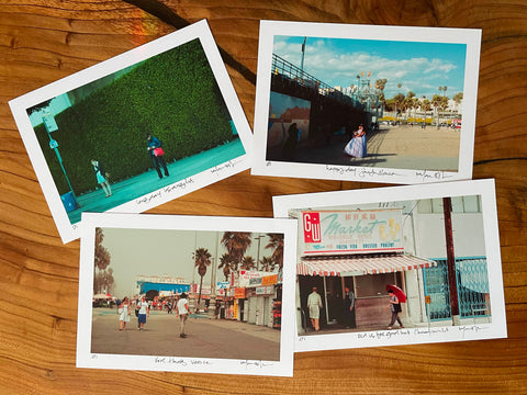 People doing people things No.1. Limited Edition Fine Art Print Set of 4. Los Angeles Photographs