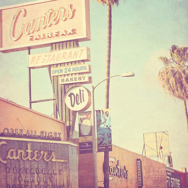 Canters Deli photo with a vintage look.