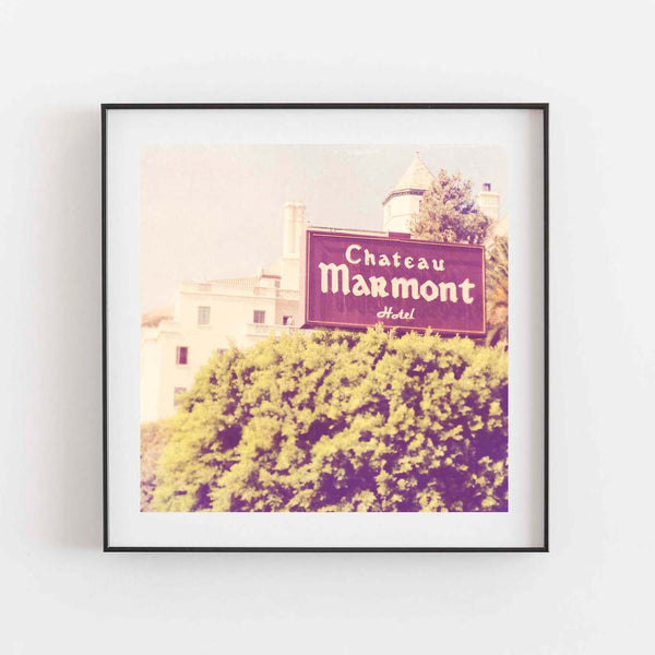 Photo of the Chateau Marmont in Hollywood California