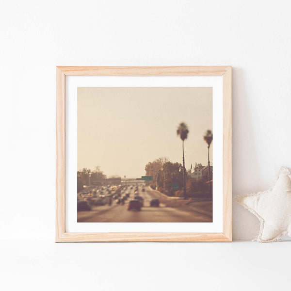 Los Angeles Nursery print of the LA Freeway