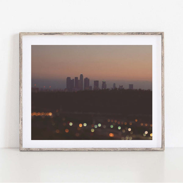 Dreamy Los Angeles cityscape photo